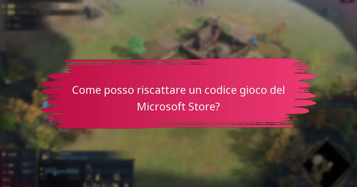 Come posso riscattare un codice gioco del Microsoft Store?