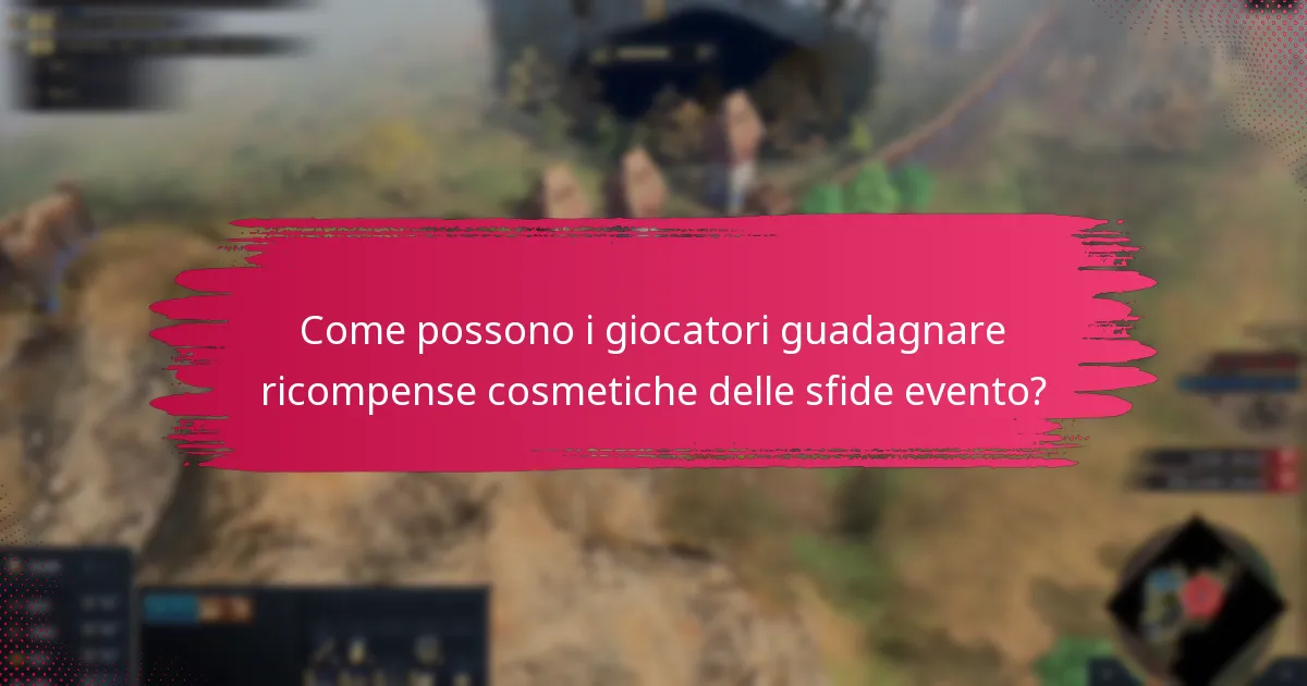 Come possono i giocatori guadagnare ricompense cosmetiche delle sfide evento?
